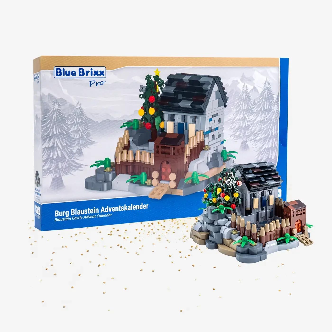 Bluebrixx Adventskalender Burg Blausein