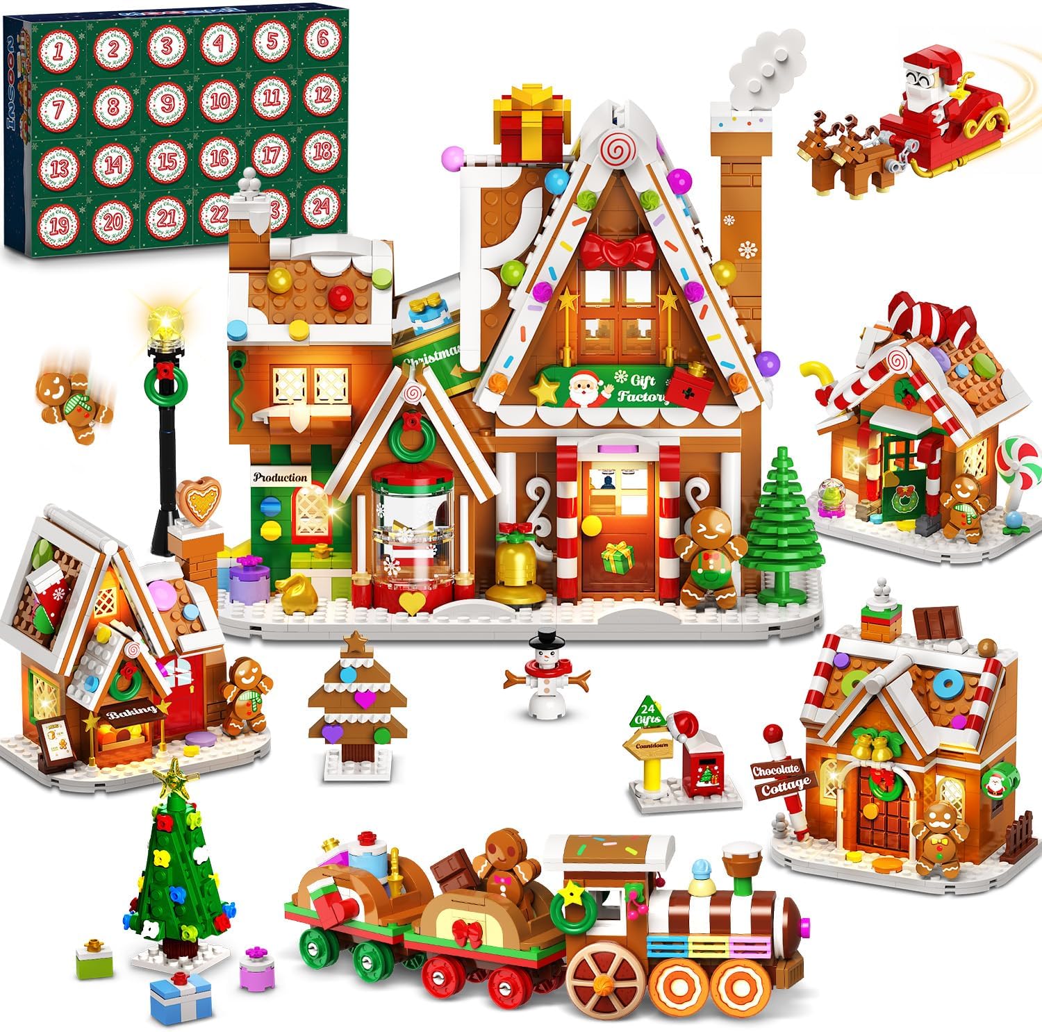 INSOON Adventskalender Lebkuchenhaus